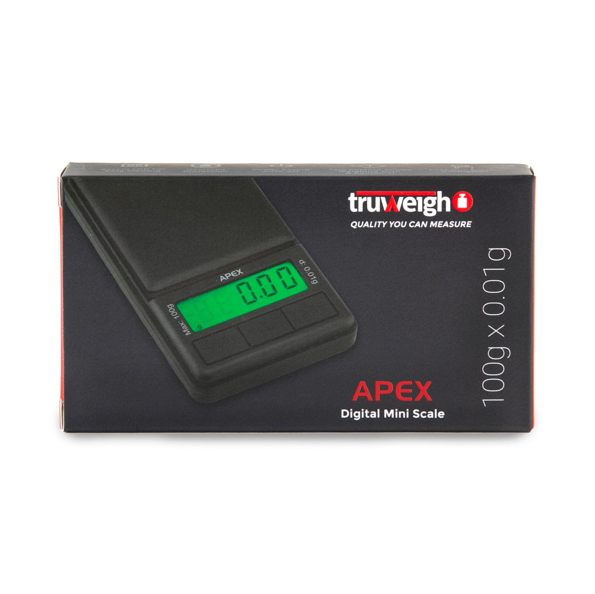 Truweigh APEX Digital Mini Scale - 100g x 0.01g