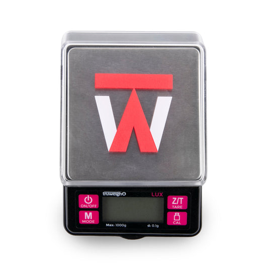 Truweigh LUX Digital Scale - 1000g x 0.1g - Black - Discreet Smoker