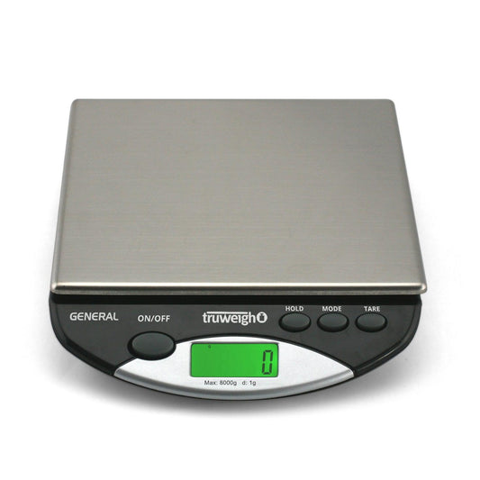 Truweigh General Compact Bench Scale - 8000g x 1g - Discreet Smoker