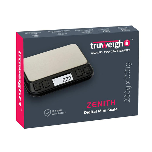 Truweigh Zenith Digital Mini Scale - 600g X 0.1g - Discreet Smoker