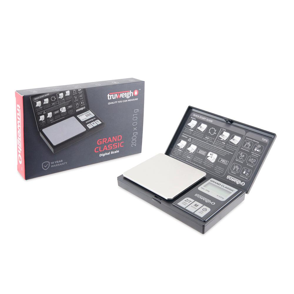 Truweigh Grand Classic Digital Scale - 200g x 0.01g - Discreet Smoker