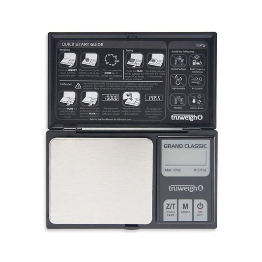 Truweigh Grand Classic Digital Scale - 200g x 0.01g - Discreet Smoker