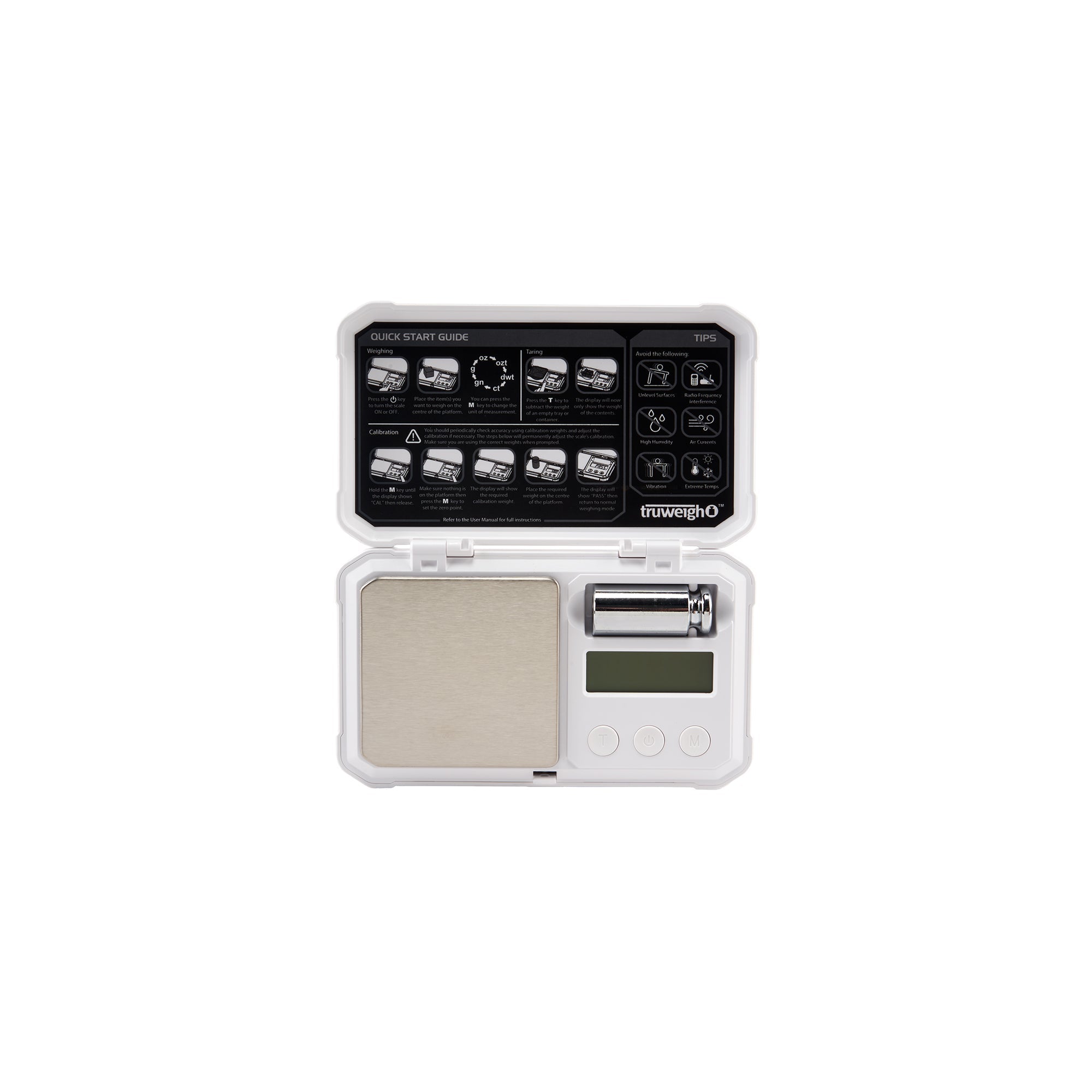 Truweigh Predator Mini Scale with Weight – 100g x 0.01g - Discreet Smoker