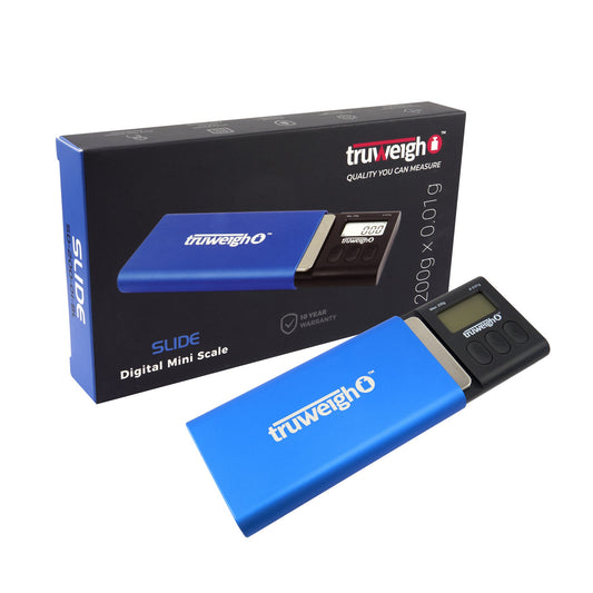 Truweigh Slide Digital Mini Scale – 200g x 0.01g - Discreet Smoker
