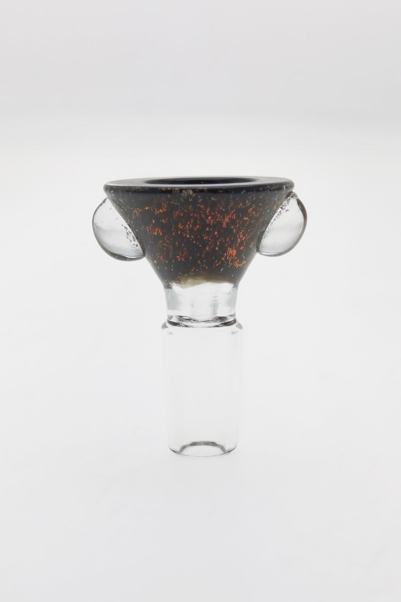 Single Hole Slide w/ Multi-Marble Handle (14MM Male) - Discreet Smoker