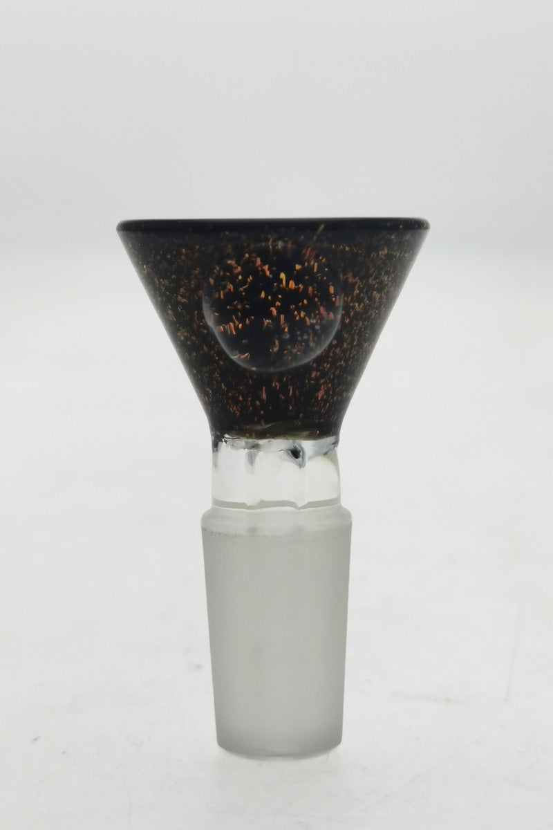 Single Hole Slide w/ Multi-Marble Handle (14MM Male) - Discreet Smoker