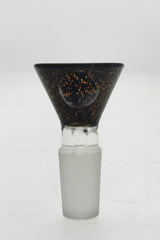 Single Hole Slide w/ Multi-Marble Handle (14MM Male) - Discreet Smoker