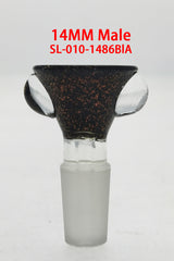 Single Hole Slide w/ Multi-Marble Handle (14MM Male) - Discreet Smoker