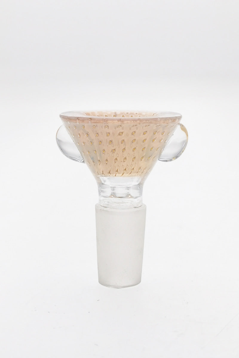 Single Hole Slide w/ Multi-Marble Handle (14MM Male) - Discreet Smoker