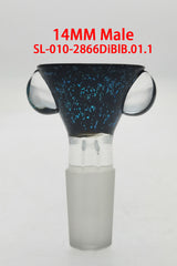 Single Hole Slide w/ Multi-Marble Handle (14MM Male) - Discreet Smoker