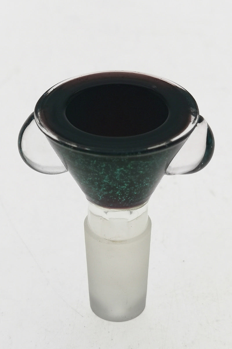 Single Hole Slide w/ Multi-Marble Handle (14MM Male) - Discreet Smoker