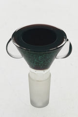 Single Hole Slide w/ Multi-Marble Handle (14MM Male) - Discreet Smoker