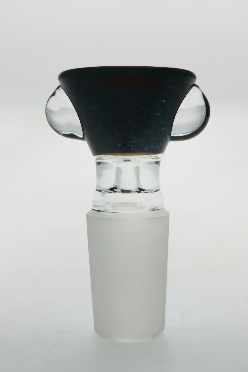 Single Hole Slide w/ Multi-Marble Handle (14MM Male) - Discreet Smoker