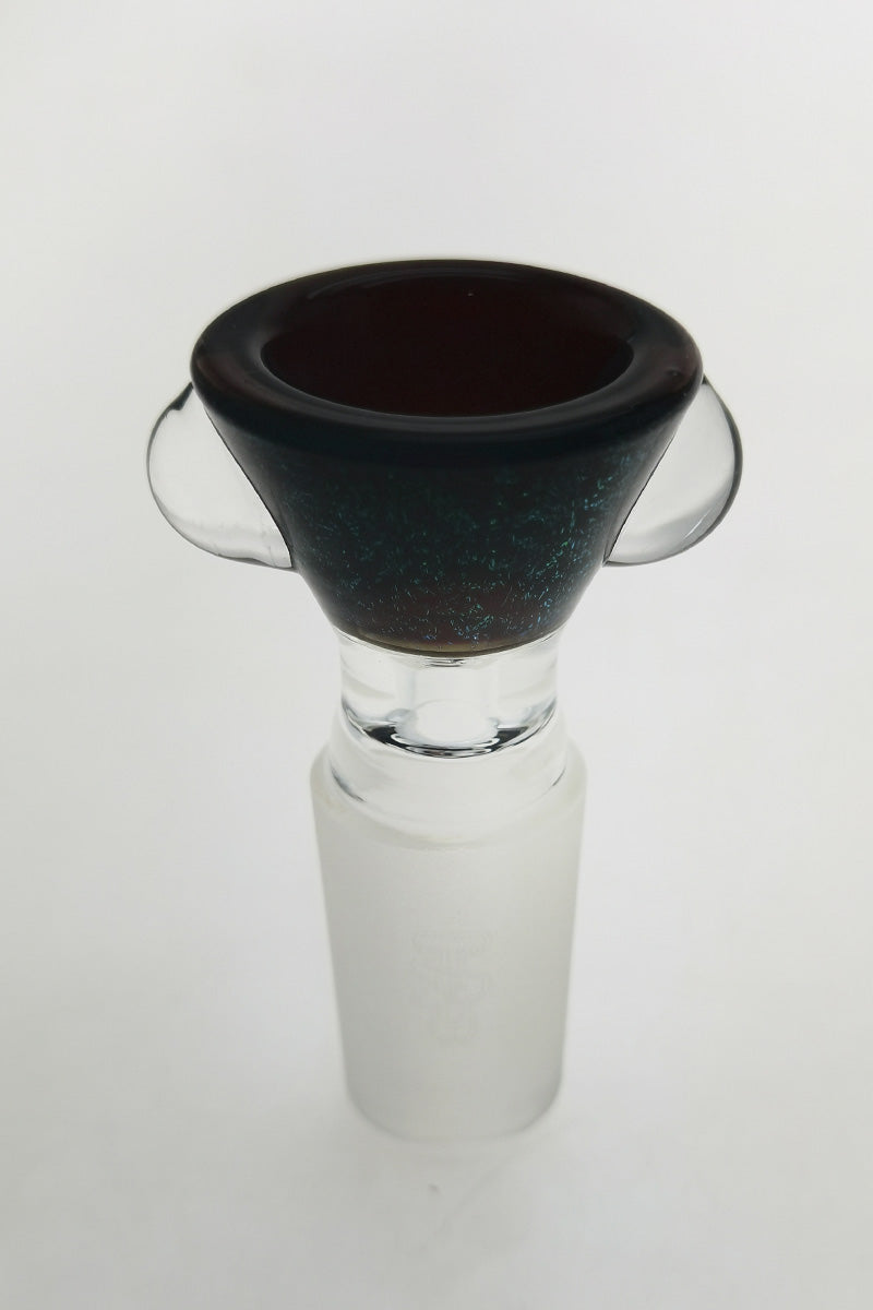 Single Hole Slide w/ Multi-Marble Handle (14MM Male) - Discreet Smoker