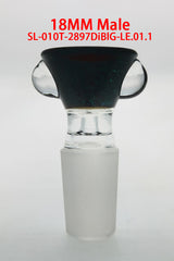 Single Hole Slide w/ Multi-Marble Handle (14MM Male) - Discreet Smoker