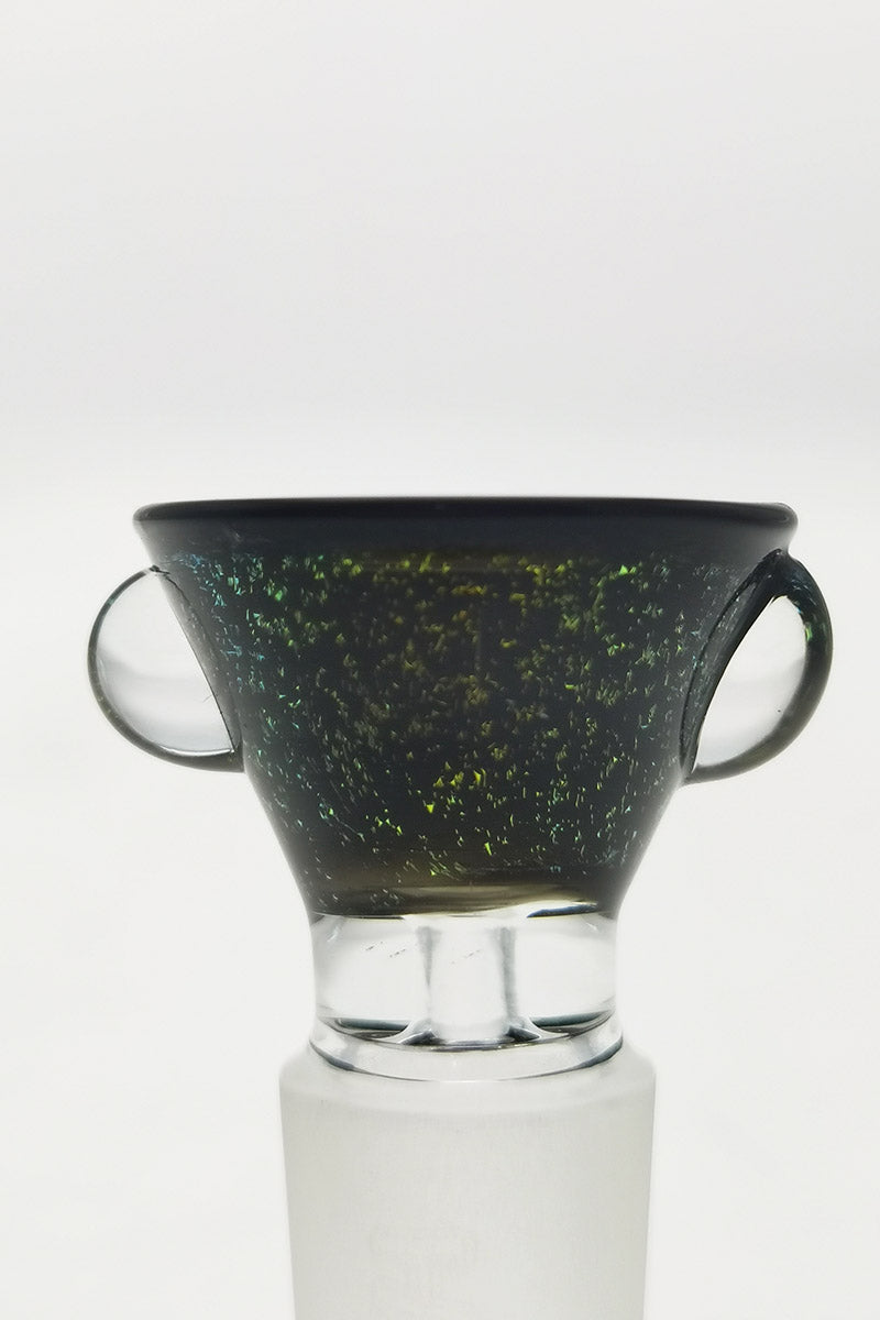 Single Hole Slide w/ Multi-Marble Handle (14MM Male) - Discreet Smoker