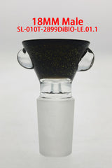 Single Hole Slide w/ Multi-Marble Handle (14MM Male) - Discreet Smoker