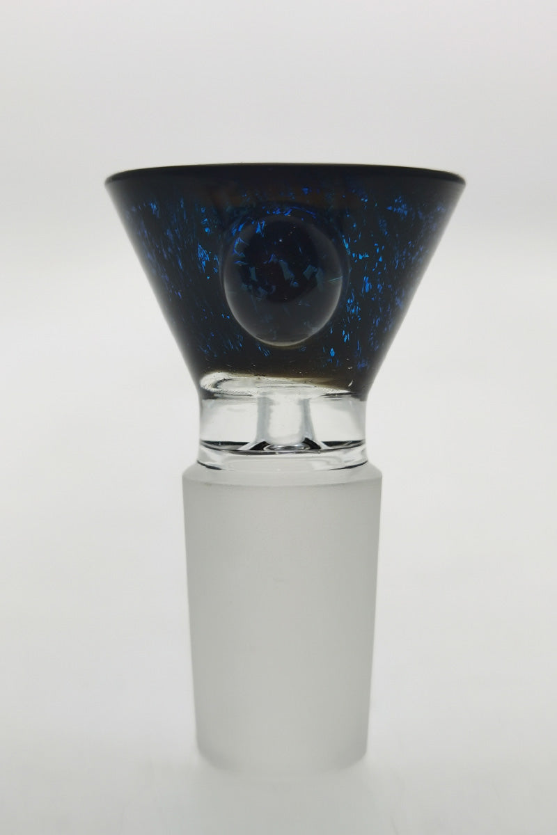 Single Hole Slide w/ Multi-Marble Handle (14MM Male) - Discreet Smoker