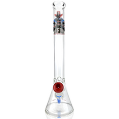 18" New England 5mm Beaker Bong Bundle - Discreet Smoker