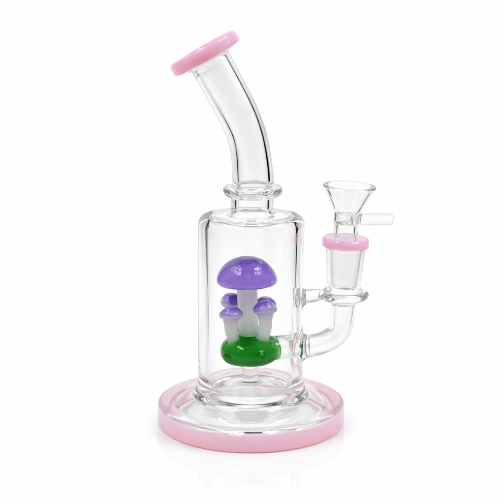 MushroomFlow 7” Dab Rig - Discreet Smoker