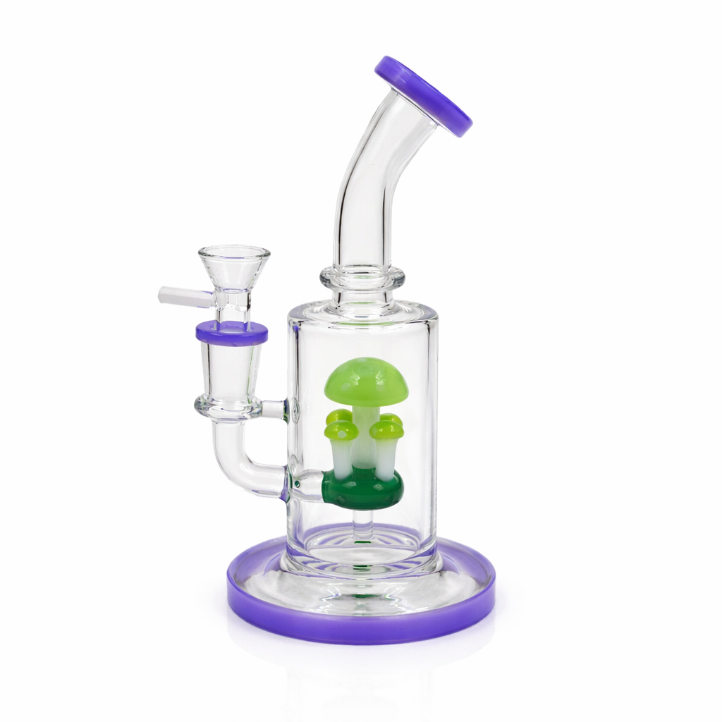 MushroomFlow 7” Dab Rig - Discreet Smoker