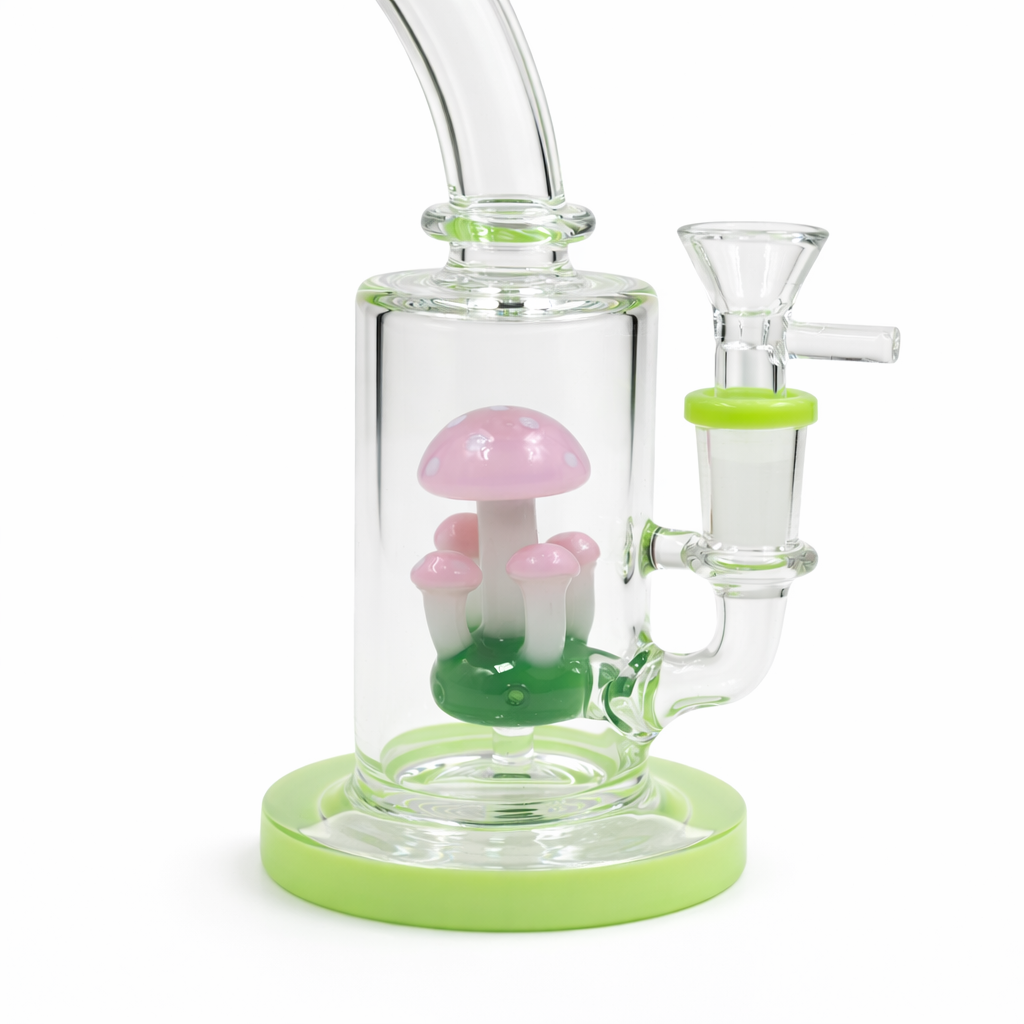 MushroomFlow 7” Dab Rig - Discreet Smoker
