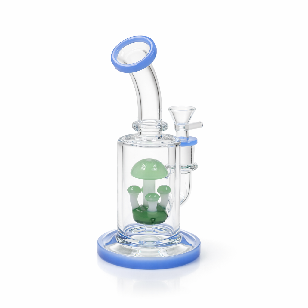 MushroomFlow 7” Dab Rig - Discreet Smoker