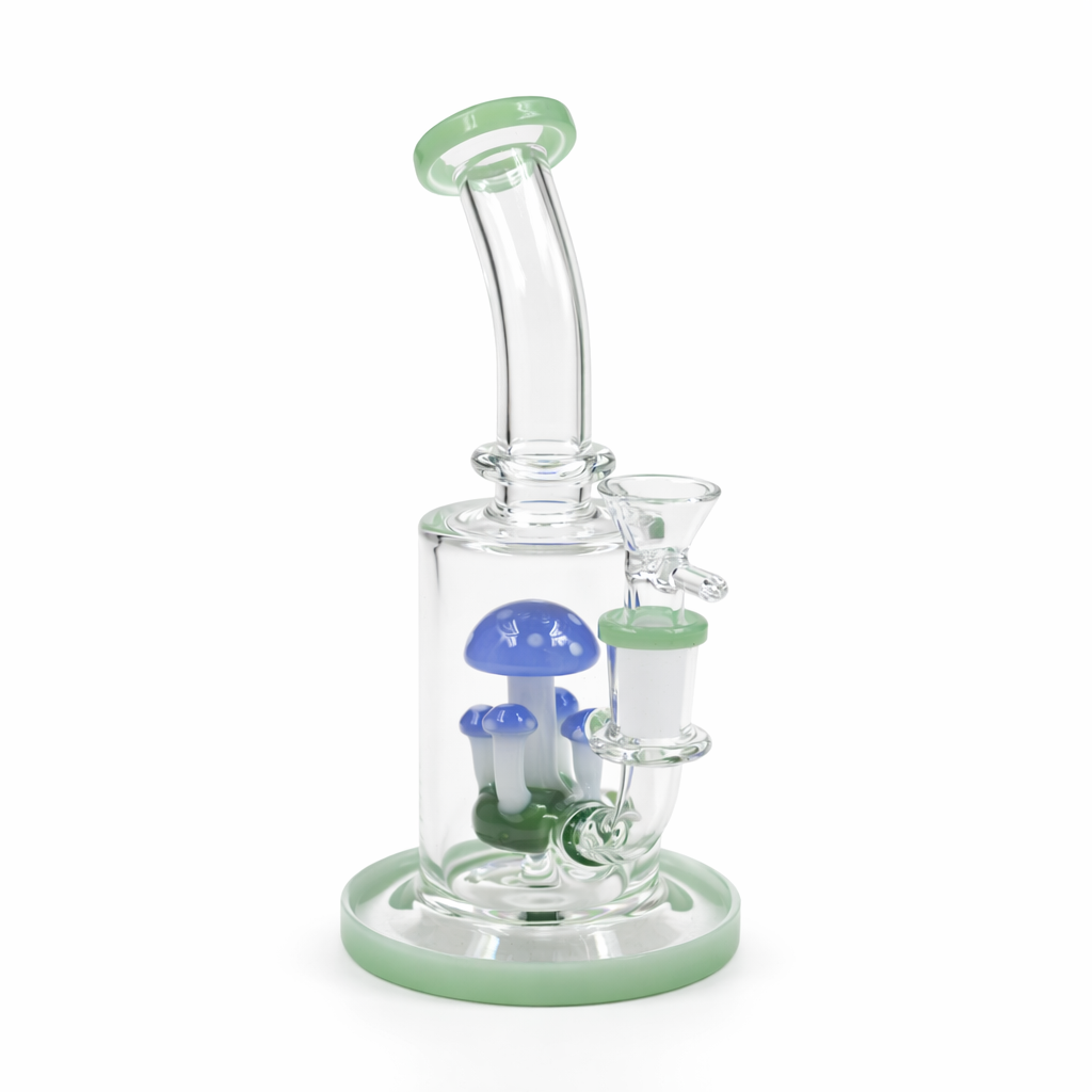 MushroomFlow 7” Dab Rig - Discreet Smoker