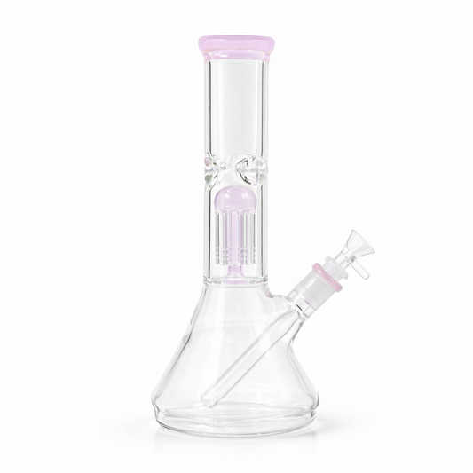 AzureFlow 12” Beaker Bong - Discreet Smoker
