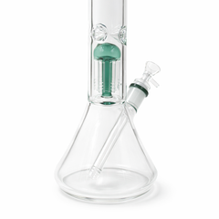 AzureFlow 12” Beaker Bong - Discreet Smoker