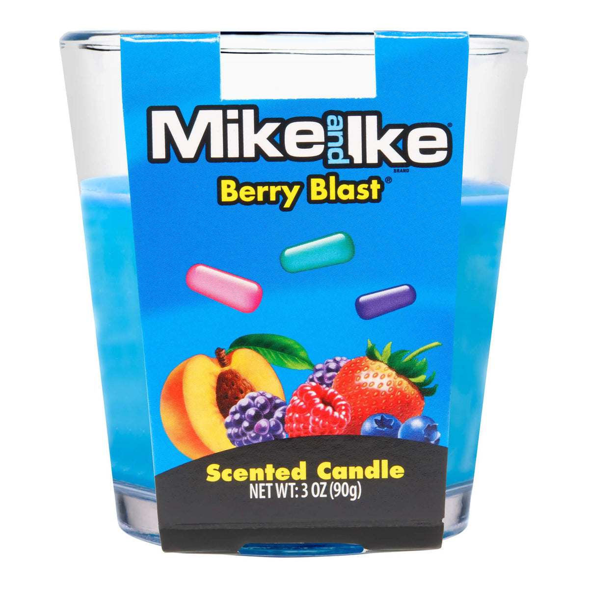 Mike & Ike Berry Blast Candle - 3oz - 1ct - Discreet Smoker