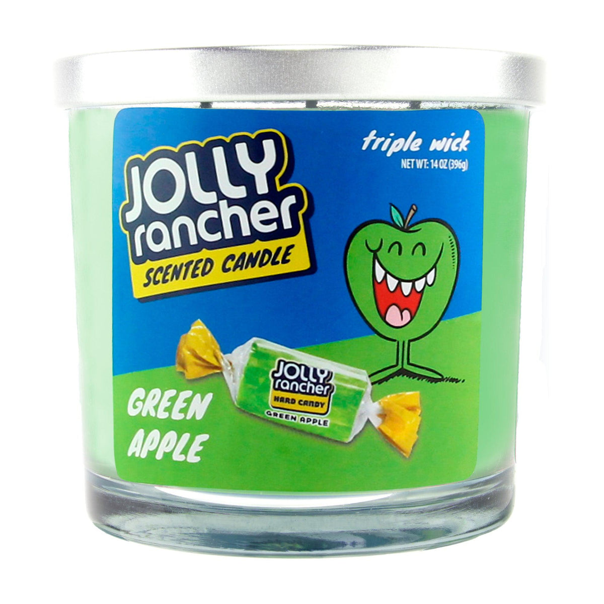 Jolly Rancher Green Apple Candle - 14oz - 1ct - Discreet Smoker