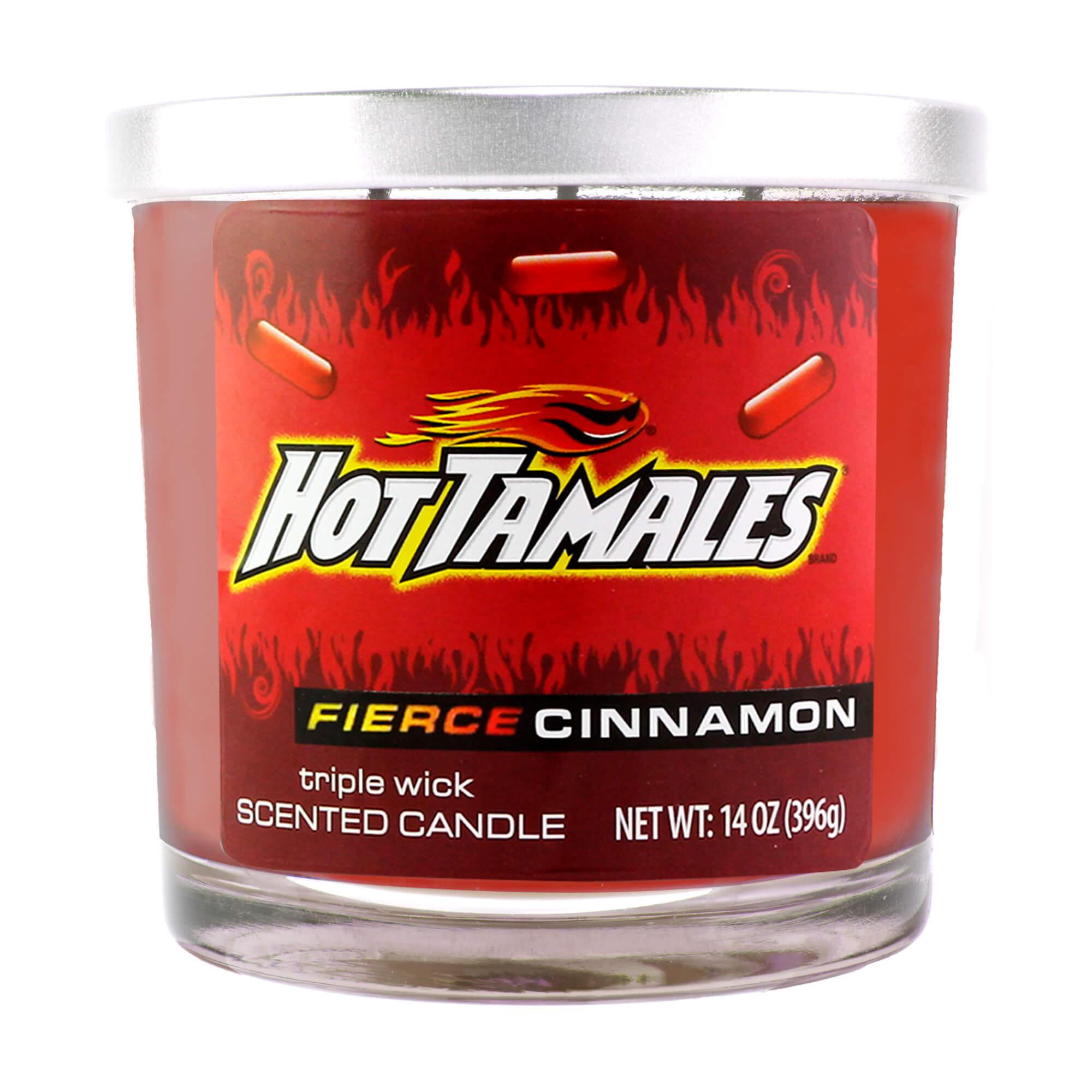 Hot Tamales Fierce Cinnamon Candle - 14oz - 1ct - Discreet Smoker