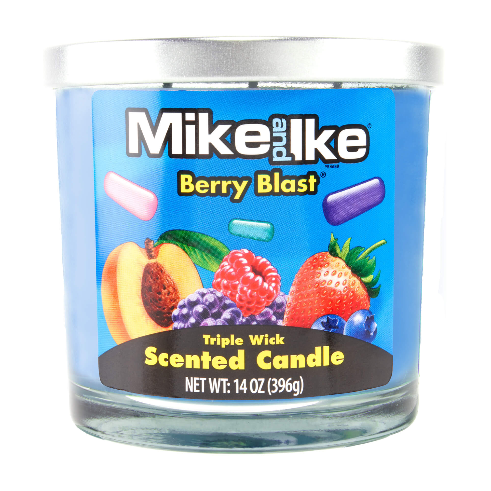 Mike & Ike Berry Blast Candle - 14oz - 1ct - Discreet Smoker