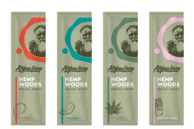 Afghan Hemp Blunt Wraps (8 flavors) - Discreet Smoker
