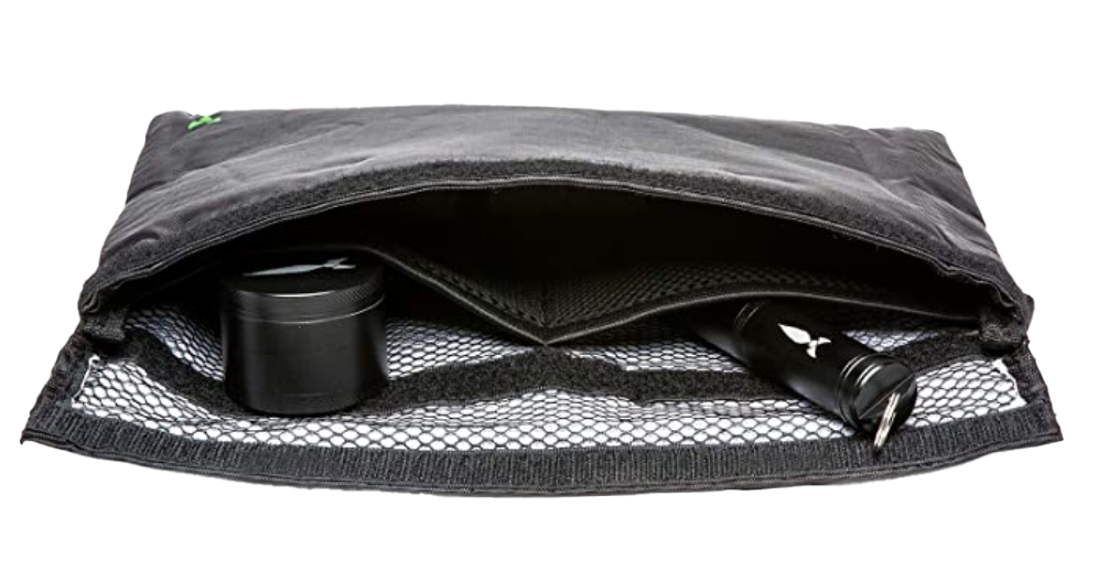 Large Smell Proof Bag with Hemp Mini Backpack - Odor Locking Bag