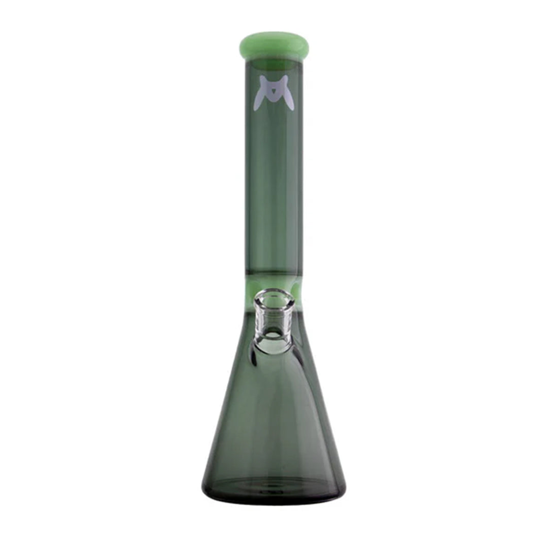 MAV 13.5" Mini Zebra Beaker Water Pipe - Discreet Smoker