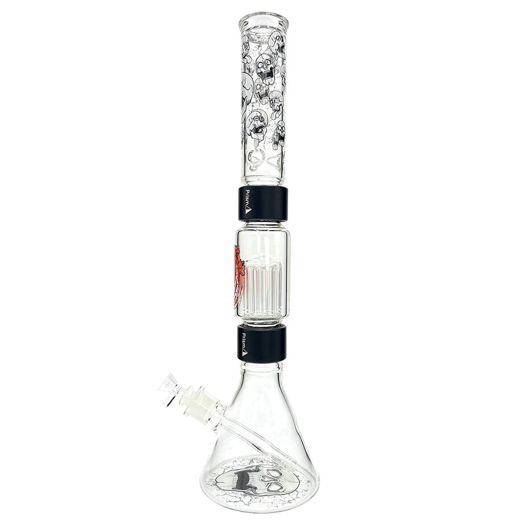 Prism Skull Beaker Double Stack - Discreet Smoker