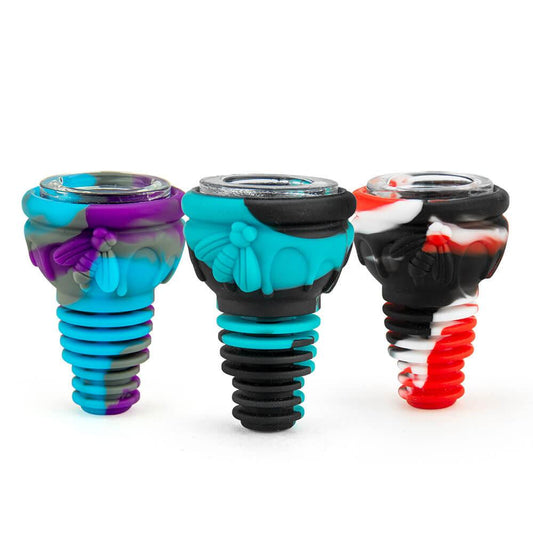 Silicone Bong Bowl 3Pcs - Discreet Smoker