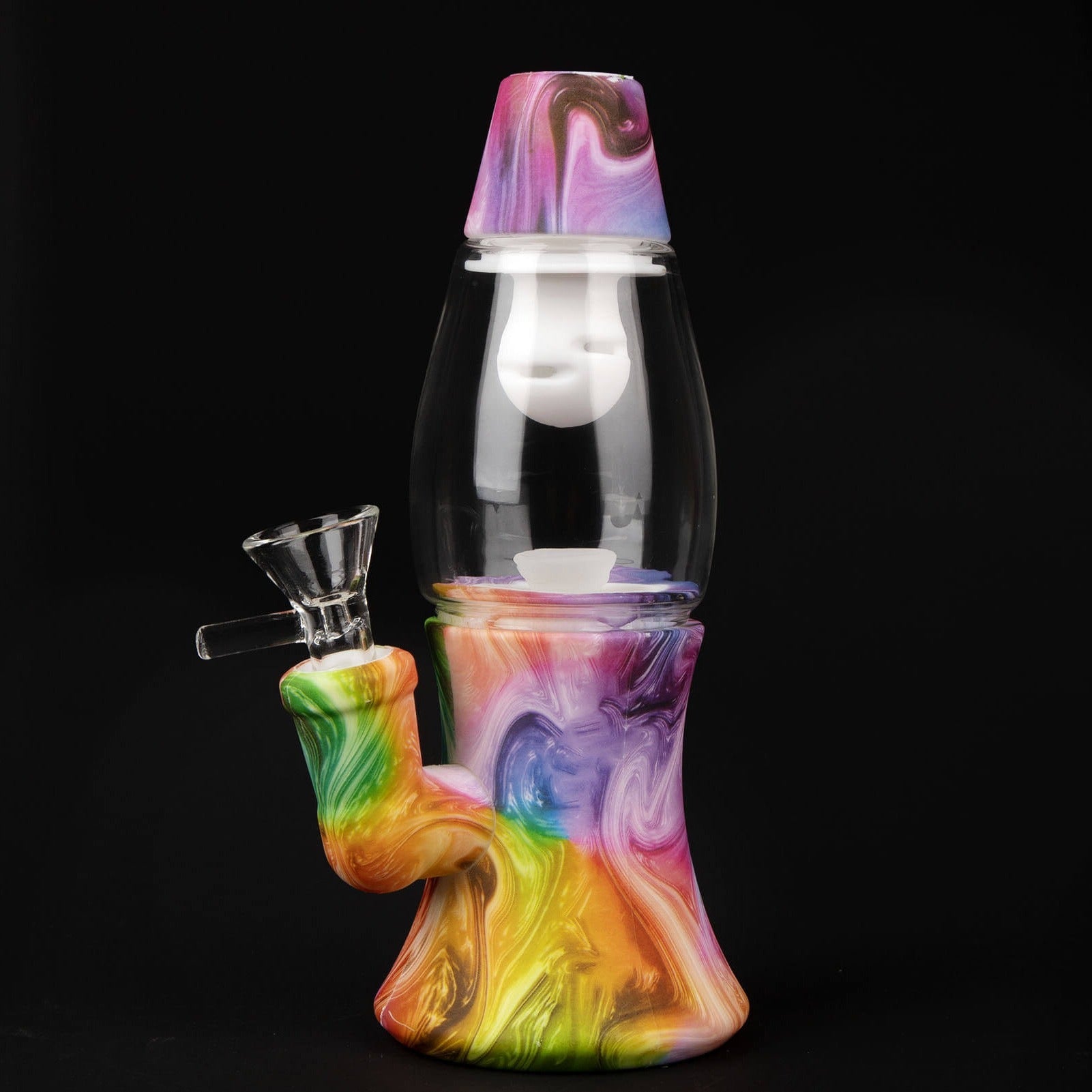 Lava Lamp Silicone Water Bong - Discreet Smoker