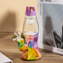 Lava Lamp Silicone Water Bong - Discreet Smoker