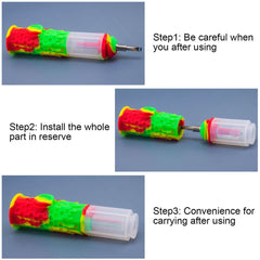 Silicone Honeycomb Honey Straw 7" - Discreet Smoker