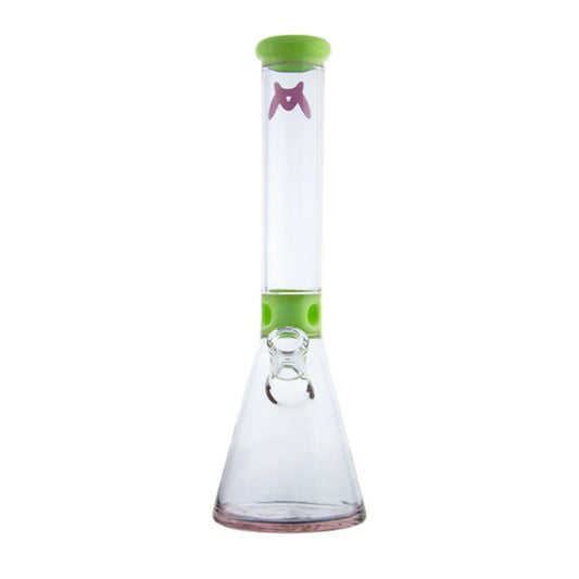 MAV 13.5" Mini Zebra Beaker Water Pipe - Discreet Smoker