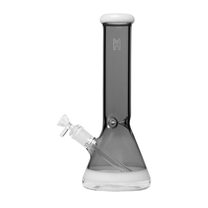 Human Grade 12" Beaker Water Pipe, Smoke