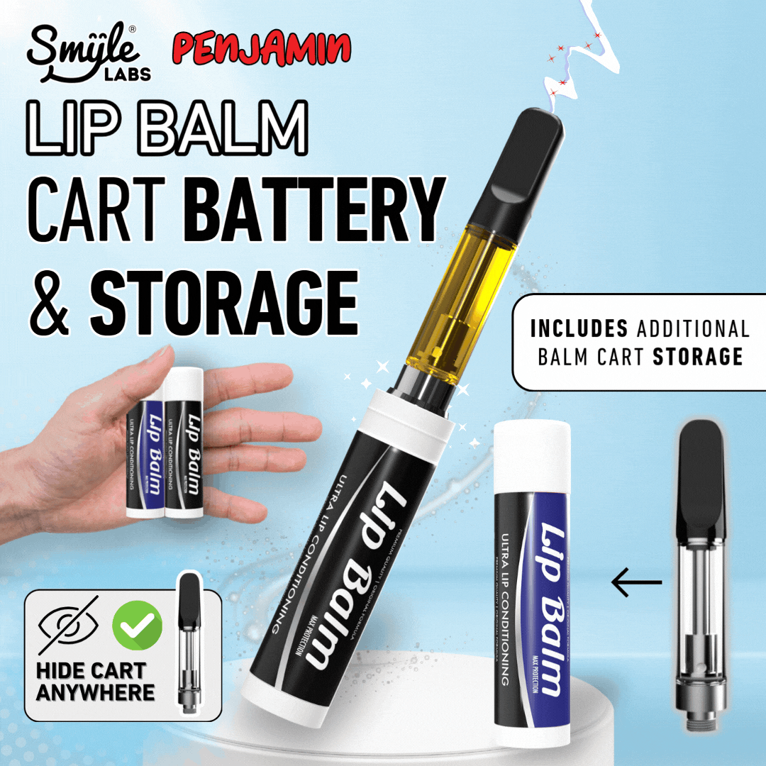 Lip Balm Cart Pen By Smyle™ Labs - Discreet Smoker