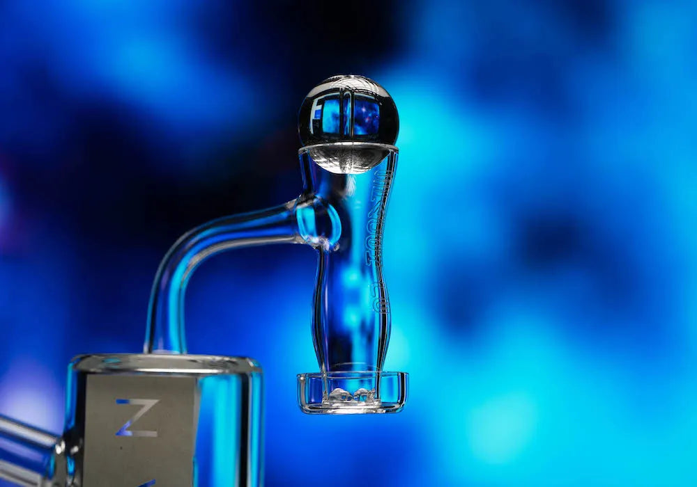 Space King Fully Fused Long Barrel Terp Slurper (Dark Green) - Discreet Smoker