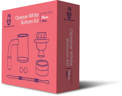 Space King Opaque White Bottom Banger Kit (Coral) - Discreet Smoker
