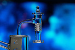 Space King Fully Fused Diamond Knot Banger Kit (Teal) - Discreet Smoker