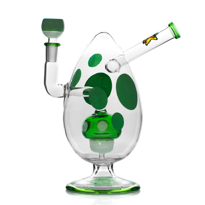 HEMPER - Spotted Egg XL Bong 9", Green