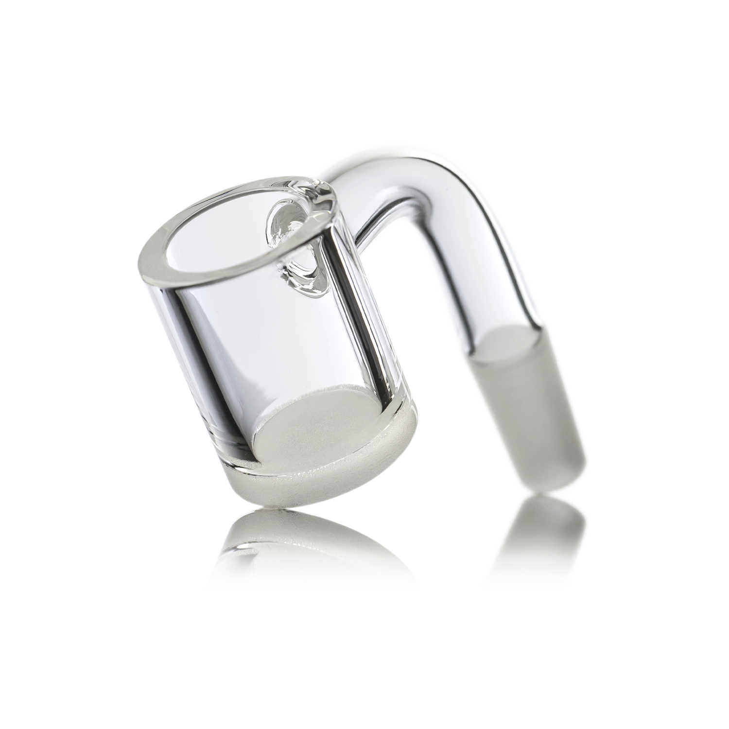 MJ Arsenal White/Opaque Bottom Large Quartz Bucket - Discreet Smoker